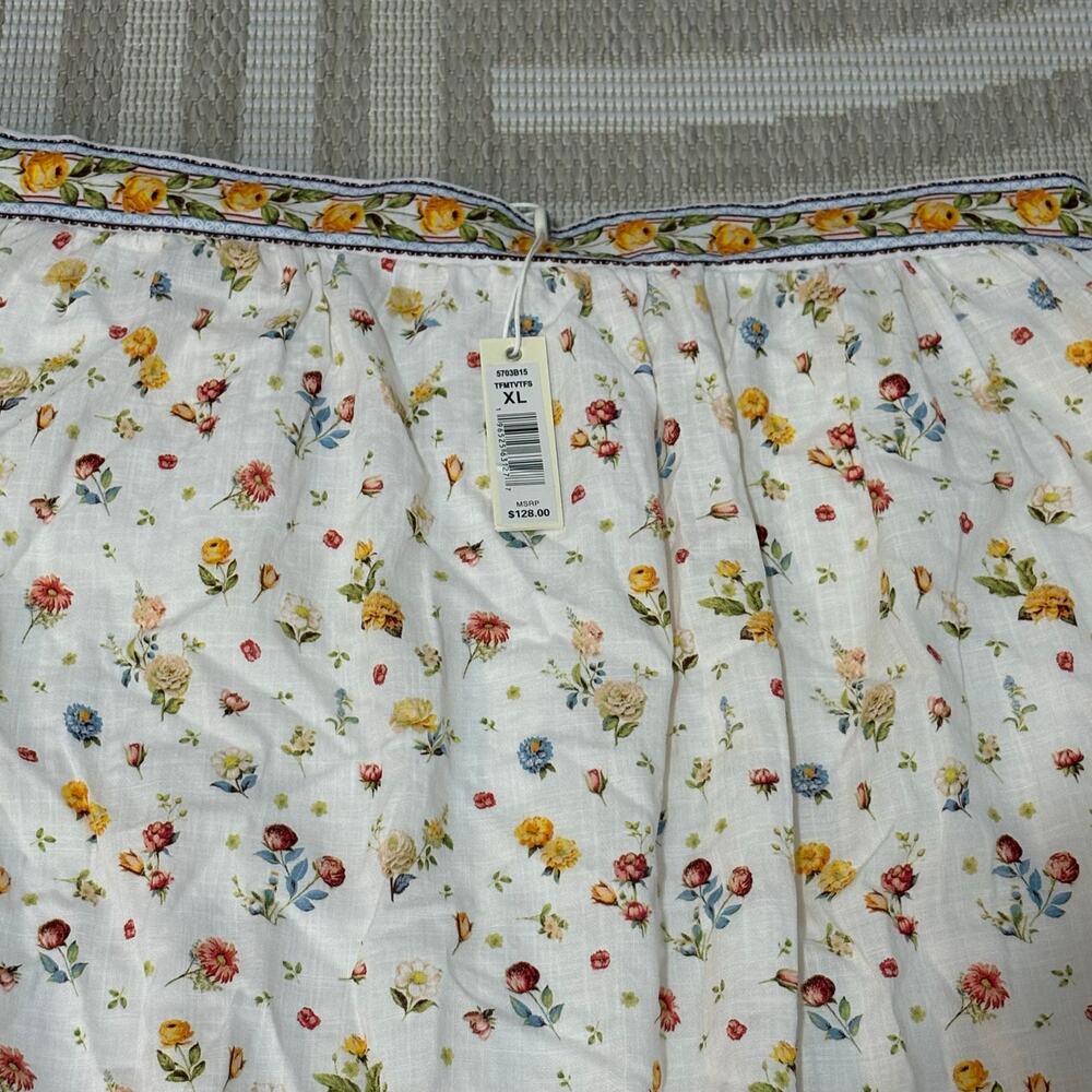 Max Studio Boho Floral AOP XL Maxi Skirt NWT with Lining - Picture 2 of 8